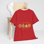 Christmas Red Color Tshirt For Unisex Heavy Cotton Tee