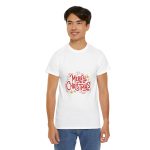 Merry Christmas White Color Tshirt For Unisex Heavy Cotton Tee Merry Christmas White Color Tshirt For Unisex Heavy Cotton Tee