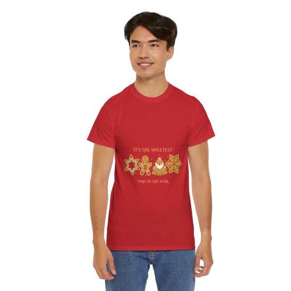 Christmas Red Color Tshirt For Unisex Heavy Cotton Tee