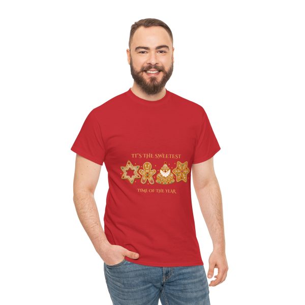 Christmas Red Color Tshirt For Unisex Heavy Cotton Tee