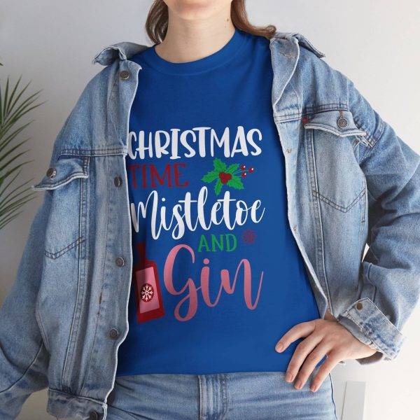 Christmas Time Royal Color T-Shirt For Unisex Heavy Cotton Tee