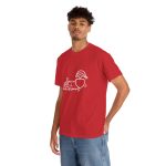 Merry Christmas Red Color T-Shirt for Unisex Heavy Cotton Tee