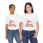 Merry Christmas White Color Tshirt For Unisex Heavy Cotton Tee