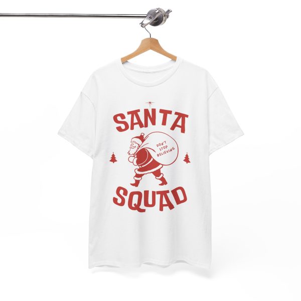 Christmas Santa White Color Tshirt For Unisex Heavy Cotton Tee