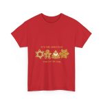 Christmas Red Color Tshirt For Unisex Heavy Cotton Tee