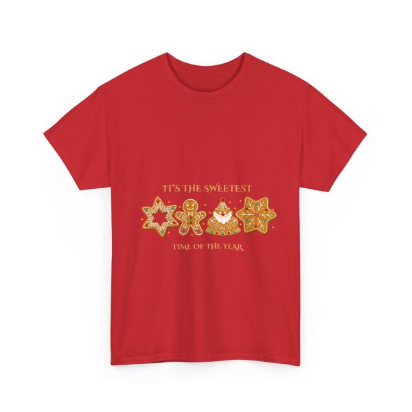 Christmas Red Color Tshirt For Unisex Heavy Cotton Tee