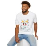 Merry Christmas and Happy New Year white Color T-Shirt For Unisex Softstyle T-Shirt