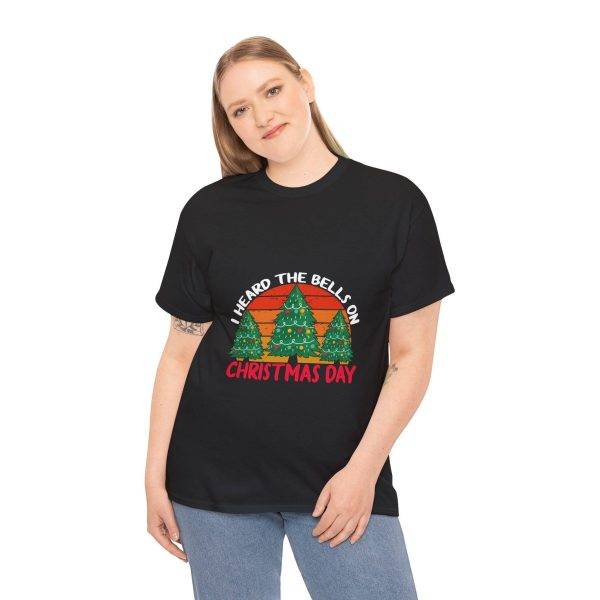 I Heard The Bills On Christmas Day Black Color T-Shirt For Unisex Heavy Cotton Tee