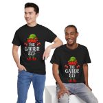 Christmas The Gamer Elf Black Color T-Shirt For Unisex Heavy Cotton Tee