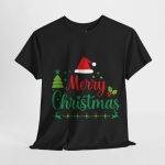 Mary Christmas Black Color T-Shirt For Unisex Heavy Cotton Tee