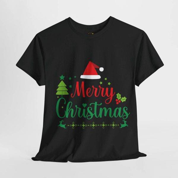 Mary Christmas Black Color T-Shirt For Unisex Heavy Cotton Tee