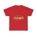 Christmas Red Color Tshirt For Unisex Heavy Cotton Tee