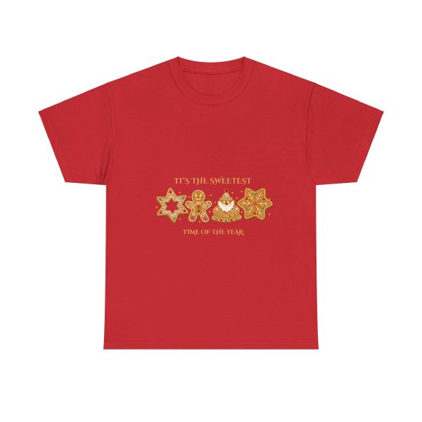 Christmas Red Color Tshirt For Unisex Heavy Cotton Tee