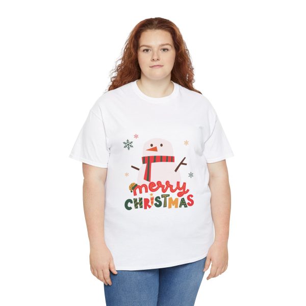 Merry Christmas White Color Tshirt For Unisex Heavy Cotton Tee