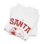 Christmas Santa White Color Tshirt For Unisex Heavy Cotton Tee
