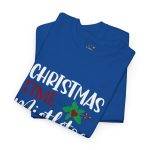 Christmas Time Royal Color T-Shirt For Unisex Heavy Cotton Tee