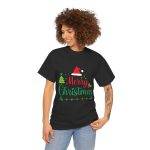 Mary Christmas Black Color T-Shirt For Unisex Heavy Cotton Tee