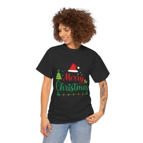 Mary Christmas Black Color T-Shirt For Unisex Heavy Cotton Tee