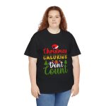 Christmas Black Color T-Shirt For Unisex Heavy Cotton Tee