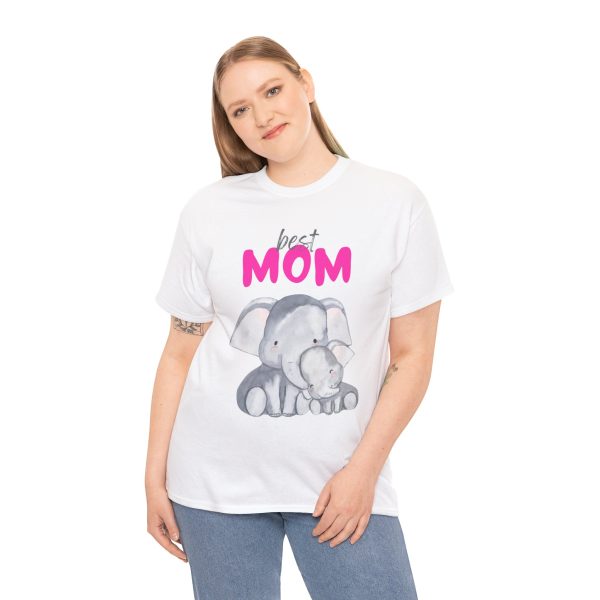 Mother best mom White Color Tshirt For women Heavy Cotton Tee