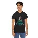 Merry Christmas Black Color T-Shirt For Unisex Heavy Cotton Tee