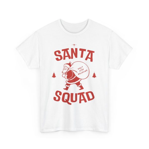 Christmas Santa White Color Tshirt For Unisex Heavy Cotton Tee