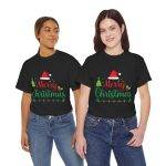 Mary Christmas Black Color T-Shirt For Unisex Heavy Cotton Tee