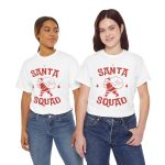 Christmas Santa White Color Tshirt For Unisex Heavy Cotton Tee