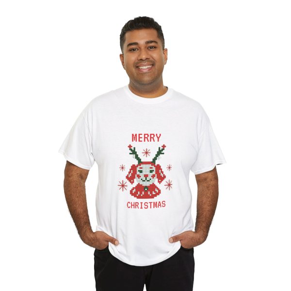 Merry Christmas White Color Tshirt For Unisex Heavy Cotton Tee