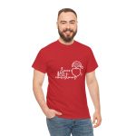 Merry Christmas Red Color T-Shirt for Unisex Heavy Cotton Tee