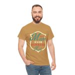 Mother Proud Mom Old Gold Color T-Shirt For Unisex Heavy Cotton Tee
