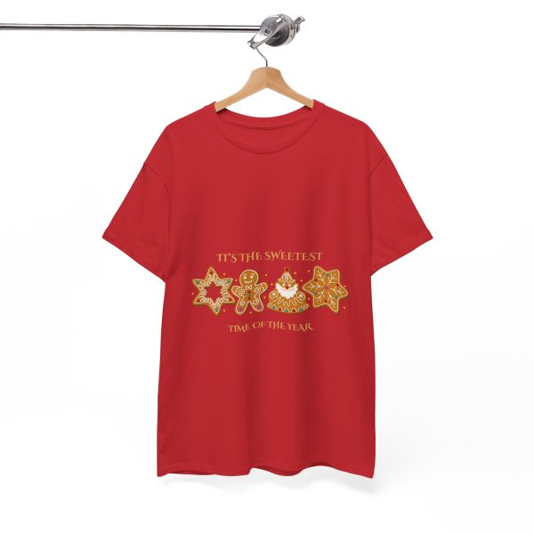 Christmas Red Color Tshirt For Unisex Heavy Cotton Tee