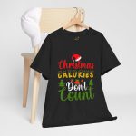 Christmas Black Color T-Shirt For Unisex Heavy Cotton Tee
