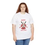 Merry Christmas White Color Tshirt For Unisex Heavy Cotton Tee