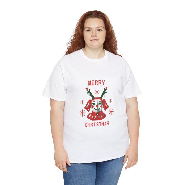 Merry Christmas White Color Tshirt For Unisex Heavy Cotton Tee