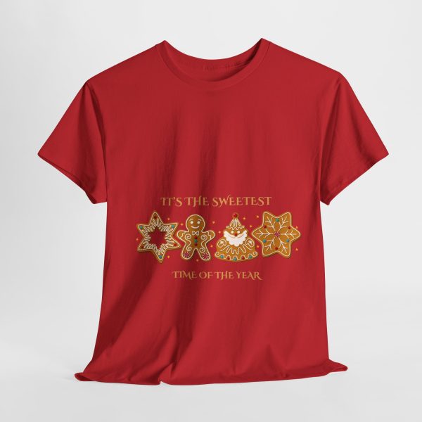 Christmas Red Color Tshirt For Unisex Heavy Cotton Tee