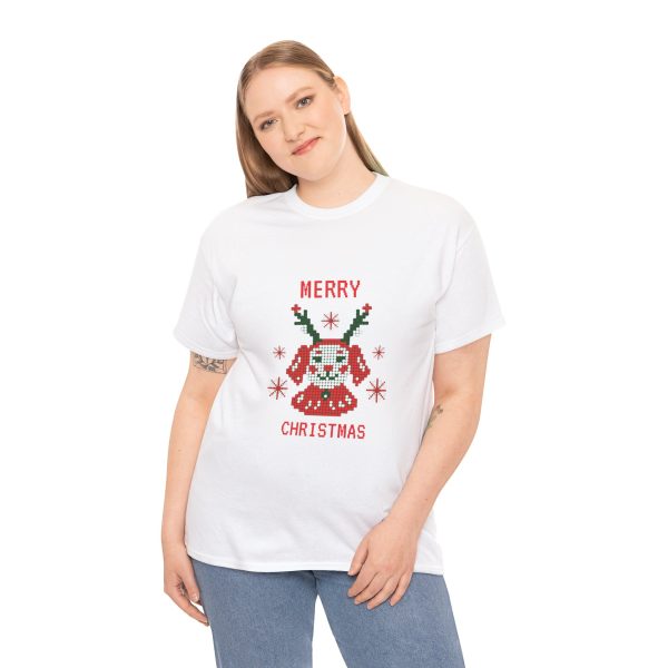 Merry Christmas White Color Tshirt For Unisex Heavy Cotton Tee