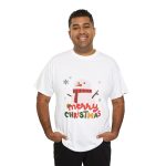 Merry Christmas White Color Tshirt For Unisex Heavy Cotton Tee