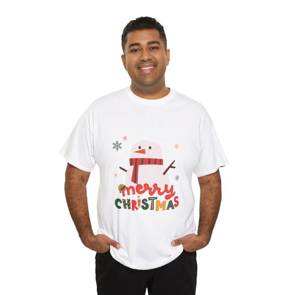 Merry Christmas White Color Tshirt For Unisex Heavy Cotton Tee