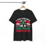 A GOOD CONSCIENCE IS A CONTINUAL CHRISTMAS Black Color T-Shirt for Unisex Heavy Cotton Tee