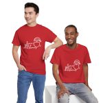 Merry Christmas Red Color T-Shirt for Unisex Heavy Cotton Tee