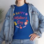 Happy mother's day Royal Color T-Shirt For Unisex Heavy Cotton Tee