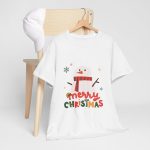 Merry Christmas White Color Tshirt For Unisex Heavy Cotton Tee