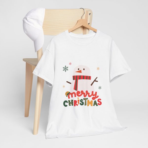 Merry Christmas White Color Tshirt For Unisex Heavy Cotton Tee
