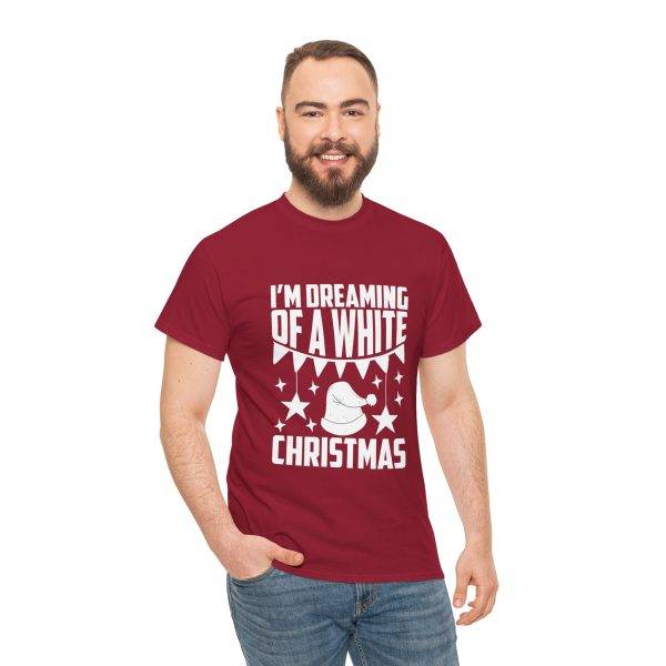 I'M Dreaming of A White Christmas Red Color Tshirt For Unisex Heavy Cotton Tee