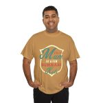 Mother Proud Mom Old Gold Color T-Shirt For Unisex Heavy Cotton Tee