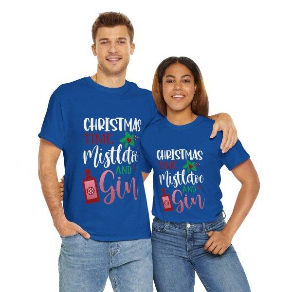 Christmas Time Royal Color T-Shirt For Unisex Heavy Cotton Tee