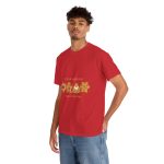 Christmas Red Color Tshirt For Unisex Heavy Cotton Tee