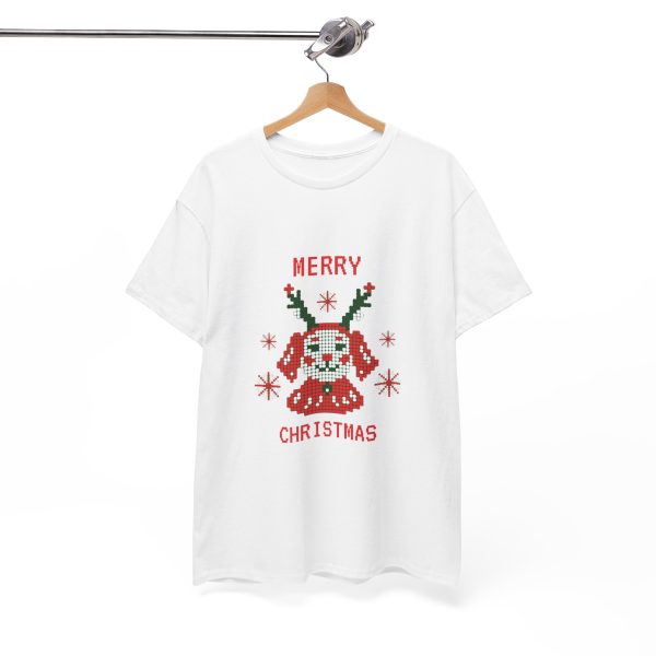 Merry Christmas White Color Tshirt For Unisex Heavy Cotton Tee