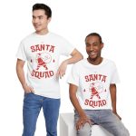 Christmas Santa White Color Tshirt For Unisex Heavy Cotton Tee